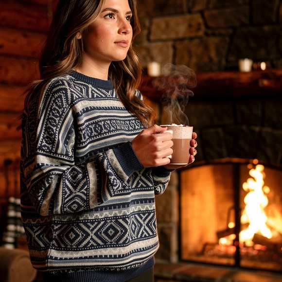 NWT Womens Comfort Knits Tribal SweaterSweater   - Picture 9 of 10
